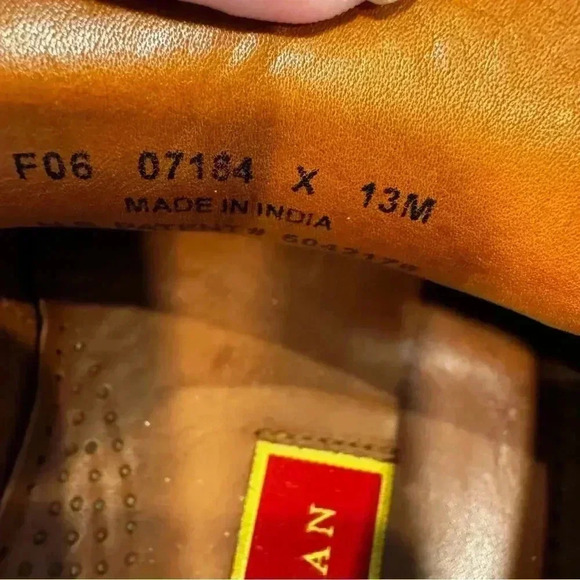 Cole Haan NikeAir Soles Mens Size 13 Brown Leather Slip On Loafers - Picture 7 of 11